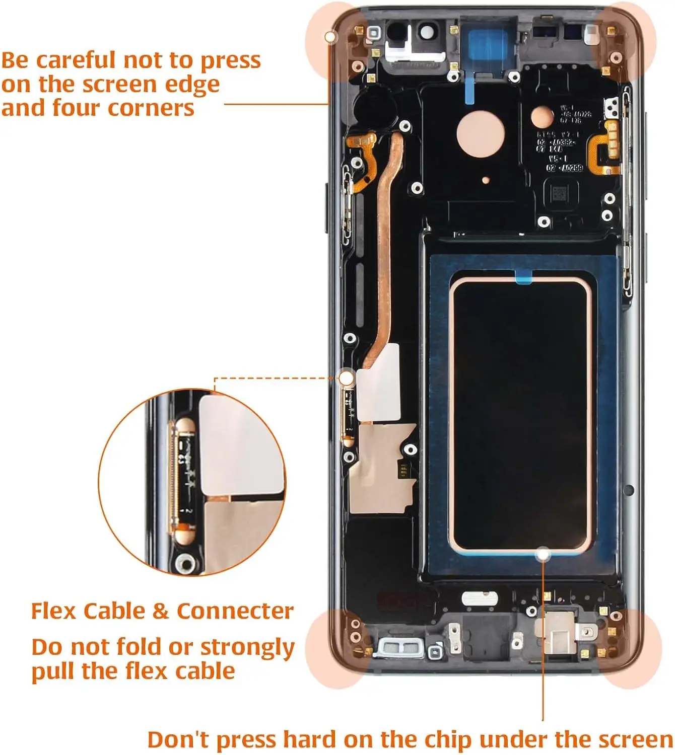 TFT incell LCD Display for Samsung Galaxy S9 Plus G965 G965U G965W G9650 Digitizer Screen Touch Assembly Replacement LCD