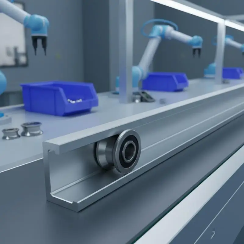 U22 T22 Shaped Round Groove Track Pulley Bearing Smooth Operation Sliding Rollers for Sliding Glass Door Rail Support