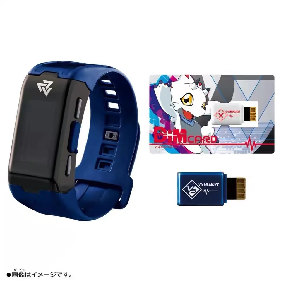 

BANDAI In Stock Digimon Adventure PB Gammamon V-mon Life Bracelet Linkage Watch DIM Card Figure Model TOYS