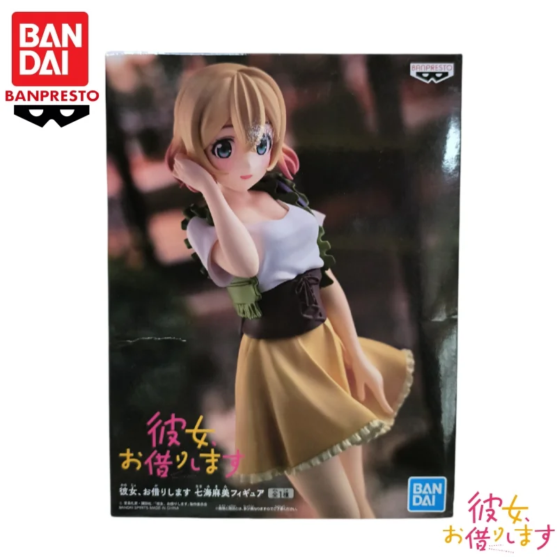 Figura de Acción Original de Bandai, en Stock, Banpresto, Rent A Girlfriend, Asami Nanami, Nueva en Caja, Personajes de Anime