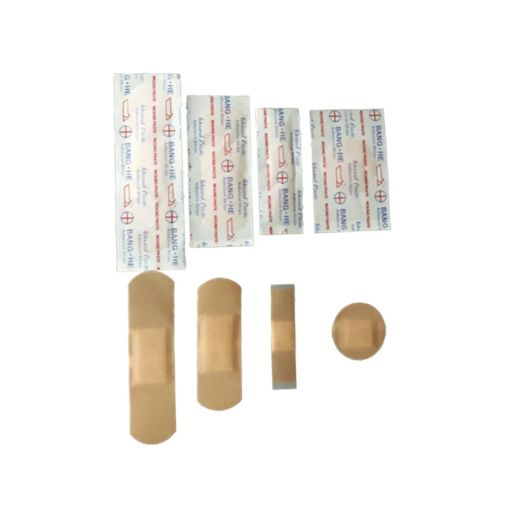 Bandagem impermeável respirável Band Aid, primeiros socorros ferida vestir, fita médica, ferida gesso, Kits de emergência, 100 Pcs/Lot