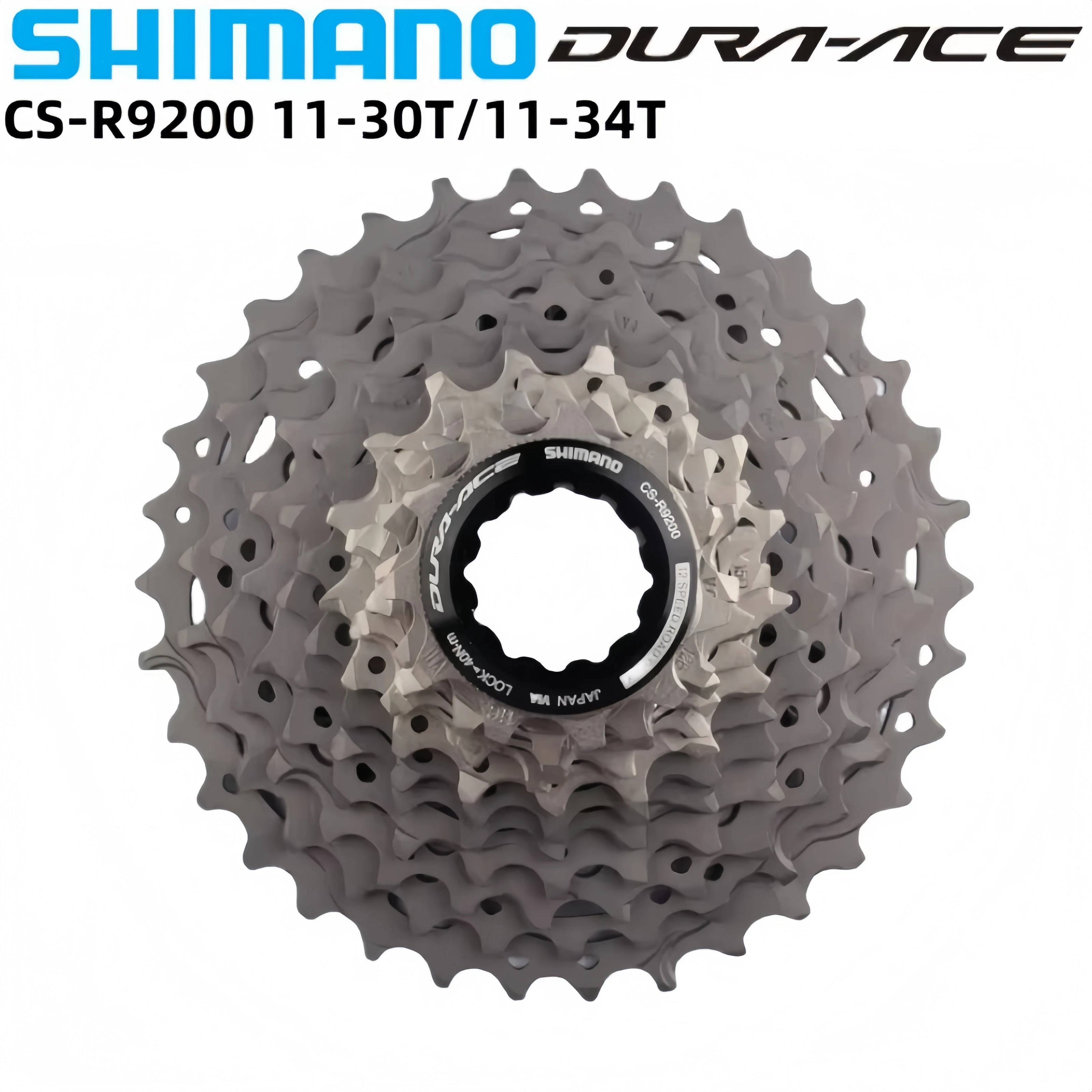 

Кассета Shimano DURA ACE R9200, 12 скоростей, 11-30 зуб., 11-34 зуб., CS R9200 12S, оригинальная коробка, HYPERGLIDE + дорожная кассетная звездочка