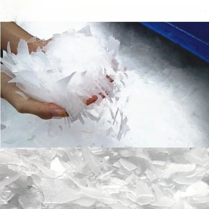 Commercial Flake Ice Chip Slice Machine Fish Boat Seafood 100kg Capacity Small 3 10 15 Ton Snow Flake Ice Maker Making Machine