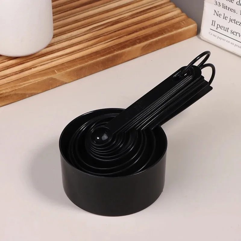 10Pcs/Set Kitchen Measuring Spoon Measuring Cups Measuring Tools Portable Plastic Coffee Sugar Scoop Kitchen Gadgets