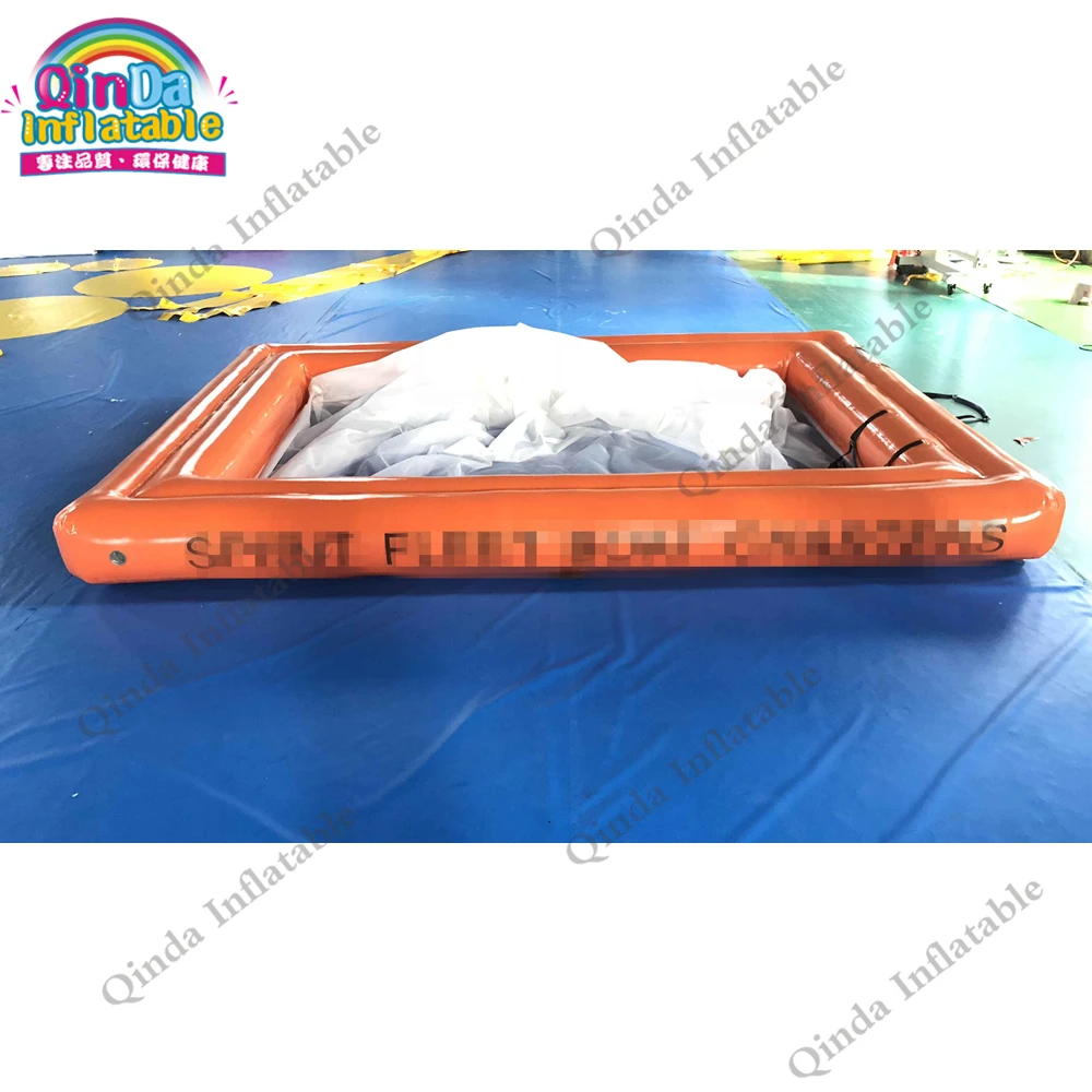 ヨット ボートの海の膨脹可能な浮遊プール、ネットが付いている 4X3x3m の膨脹可能な海のプール