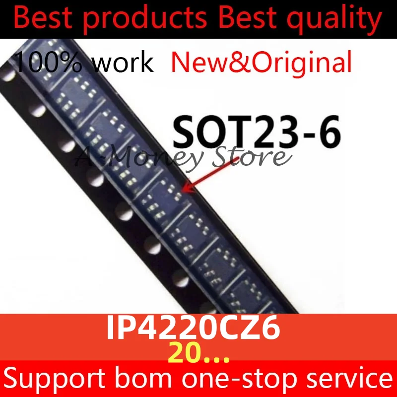(10-100pcs)100%New 20... IP4220CZ6 sot23-6