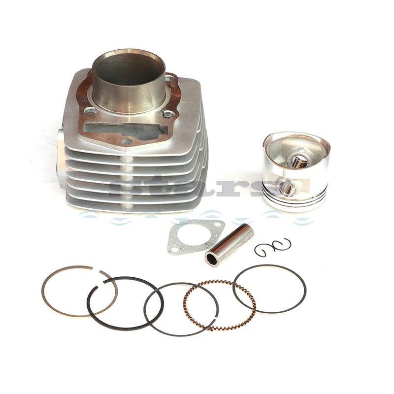 Motocykl 56.5mm zestaw siłowników do Derbi Senda Baja 125 SM 2008- 2012 862724 125cc 124CM3 silnik 4-skok