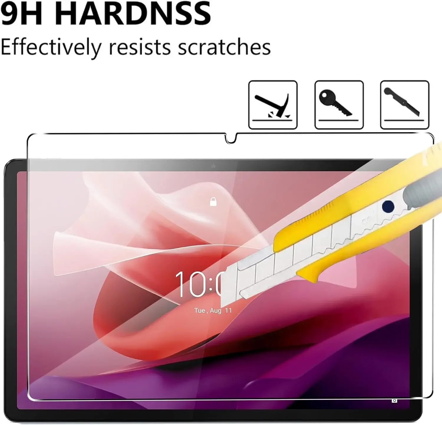 3pcs Tablet Screen Protector for Lenovo Xiaoxin Pad Pro 12.7 inch 2023 Protective Film Tempered Glass for Tab P12 12.7'' TB371FC