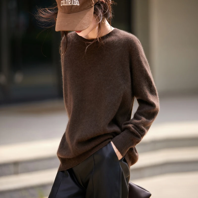 Свитер из матовой 100% шерсти |   15-цветная палитра Майяр |   Густой и уютный |   Осень-зима Основы