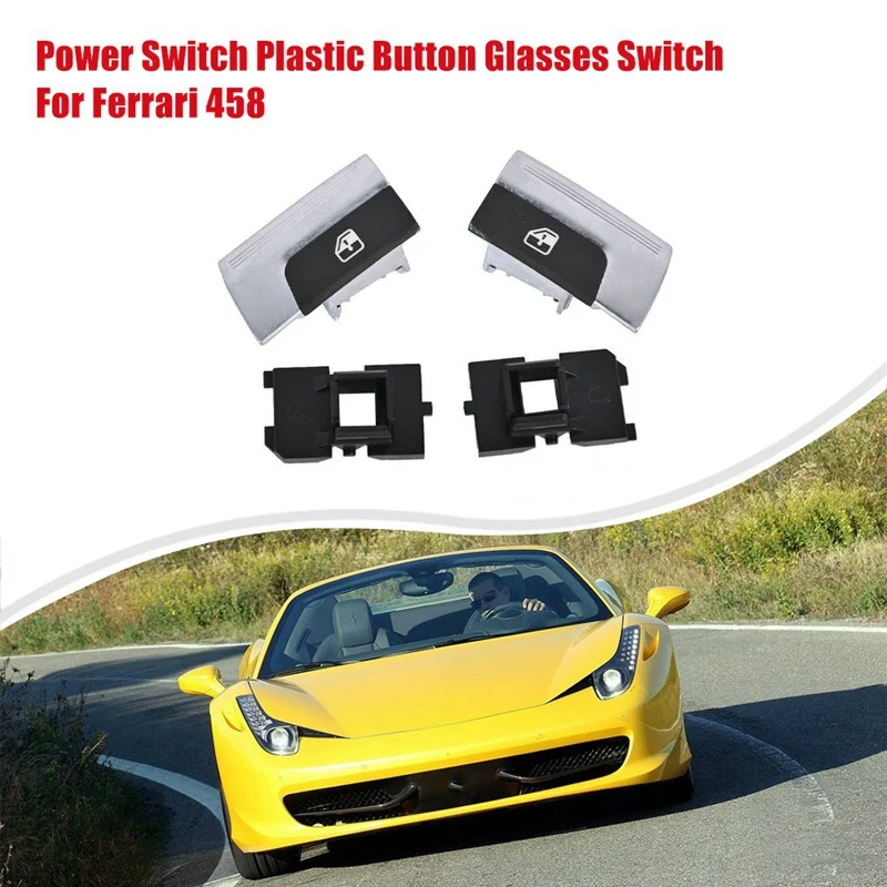 Car Power Window Switch Button For Ferrari 458 488 FF