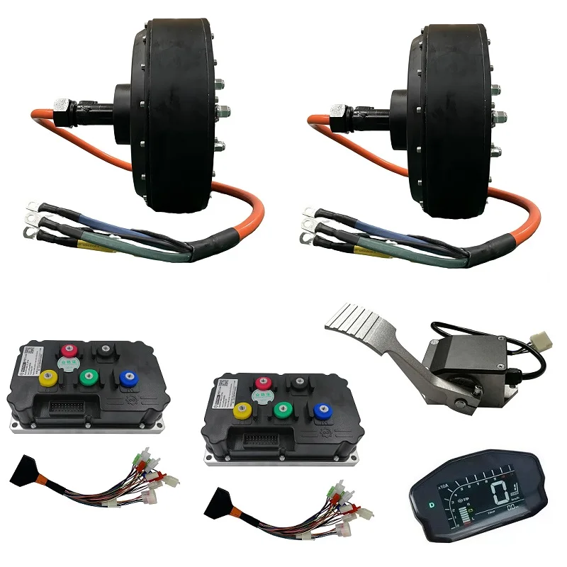 QS Motor 273 Dual 8000W Brushless 72V Hub Motor Electric Car Conversion Kits