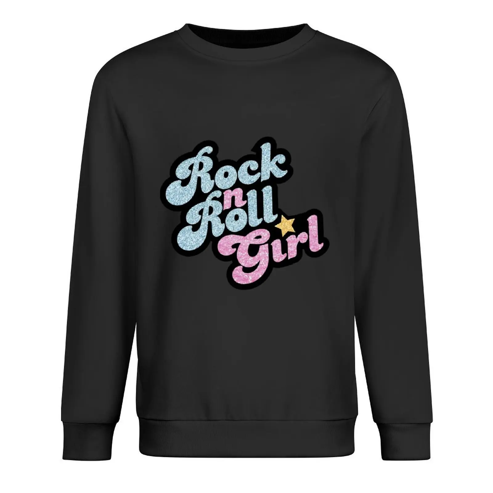 Rock n\' Roll Girl Sweatshirt graphic t shirts men blouse new sweatshirt