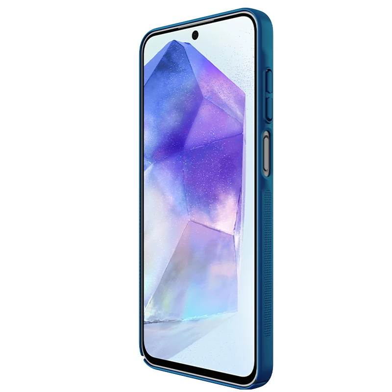 Чехол NILLKIN Super Frosted Shield для Samsung Galaxy A16 5G, матовая задняя крышка из ПК, противоударные подушки безопасности, нескользящий, 360° °   Защита