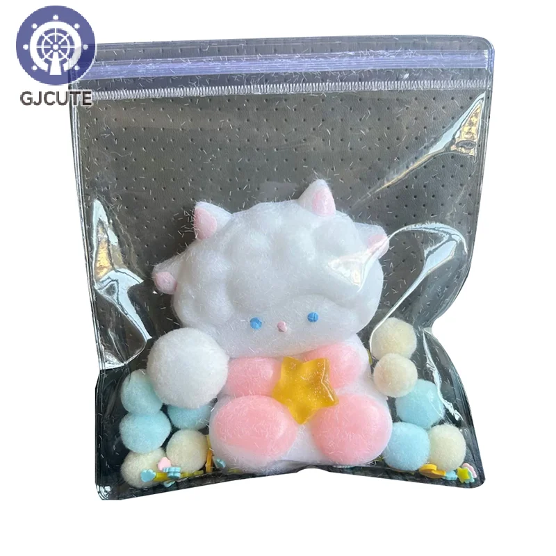 Cartoon Lamb Squeeze Toys TPR Fidget Sensory Toy Creative 3D Animal Pinch Decompression Toy Party Gift Stress Relieving Toys