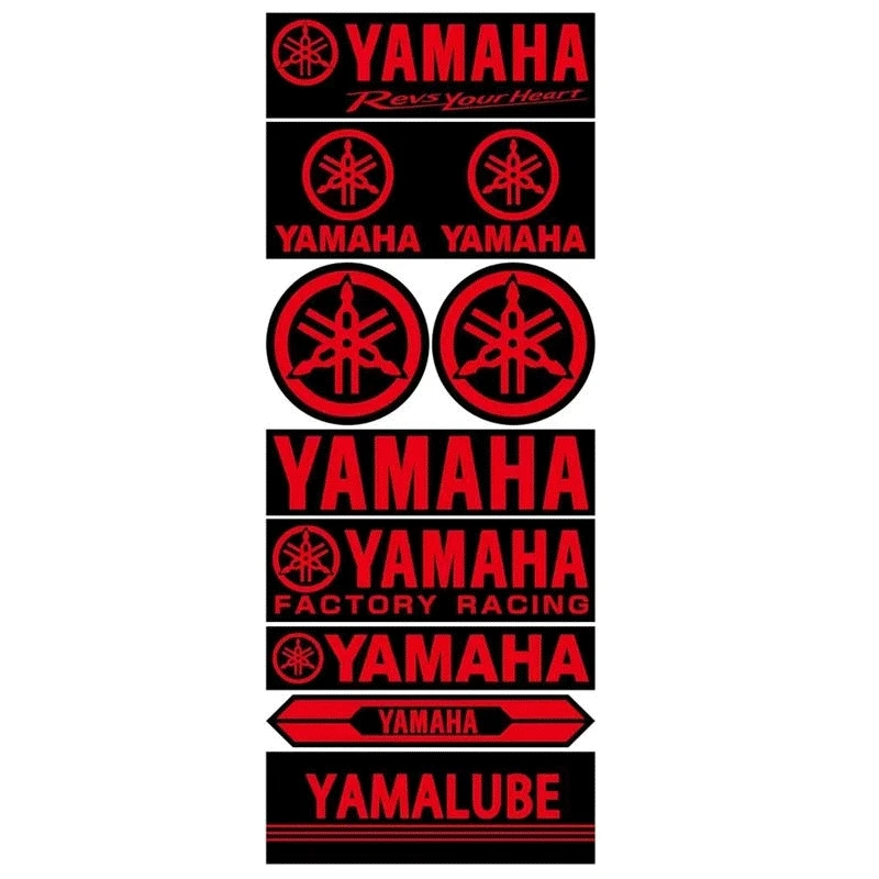 New Motorcycle Side Strip Bike Helmet Sticker Car Styling Vinyl Decal for Yamaha Motorcycle Sticker Decoration Car Sticker