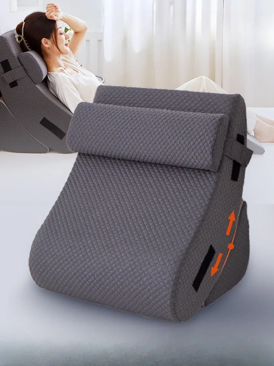 Backrest cushion, headboard reflux, esophageal semi lying soft bag care