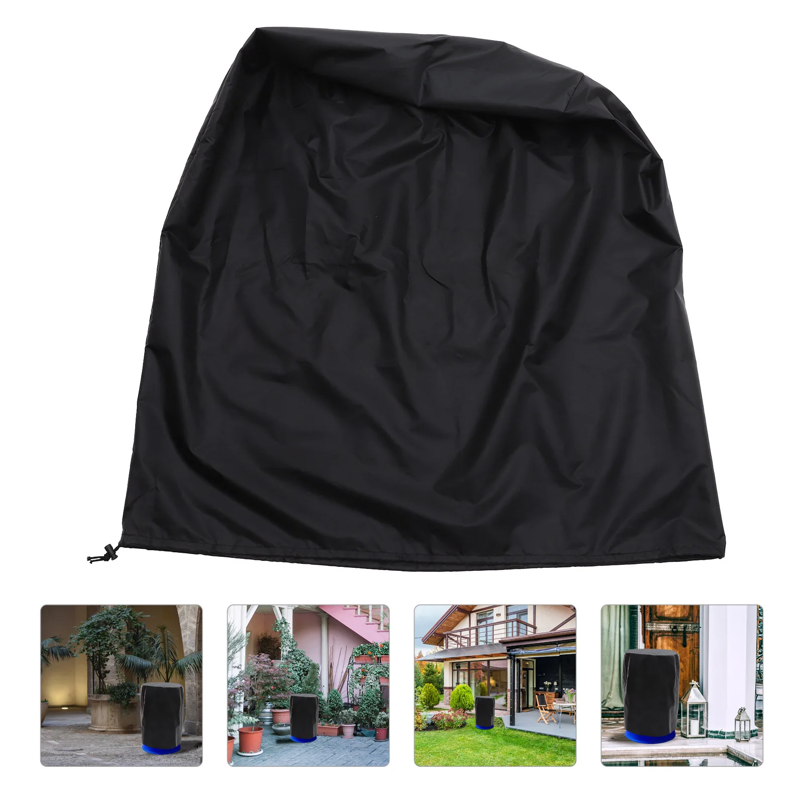 

Foldable Water Bucket Cover Premium Oxford Fabric Outdoor Barrel Cover for Rainwater Collection Protective Sleeve