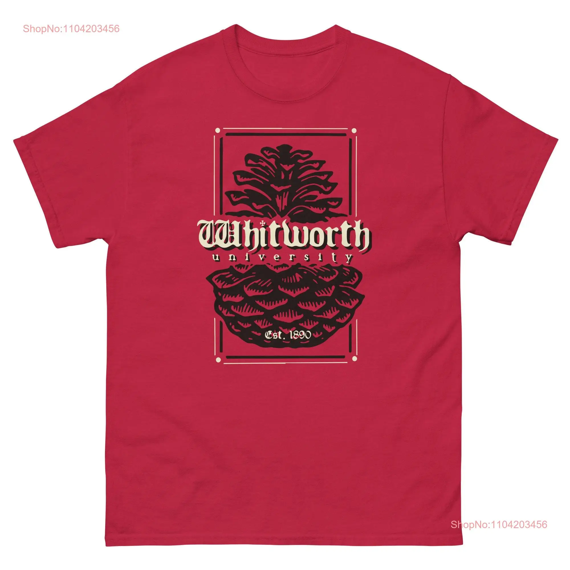 whitworth tee long or short sleeves