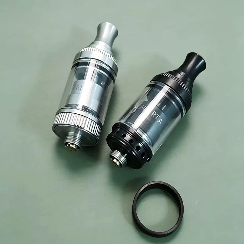 Атомайзер SALT RTA 18 мм, 2 мл/3,5 мл, с трубкой Bubble Tube, для одинарной катушки, с дрип-типом 510, регулируемым потоком воздуха, топ-фил танк, декоративные аксессуары