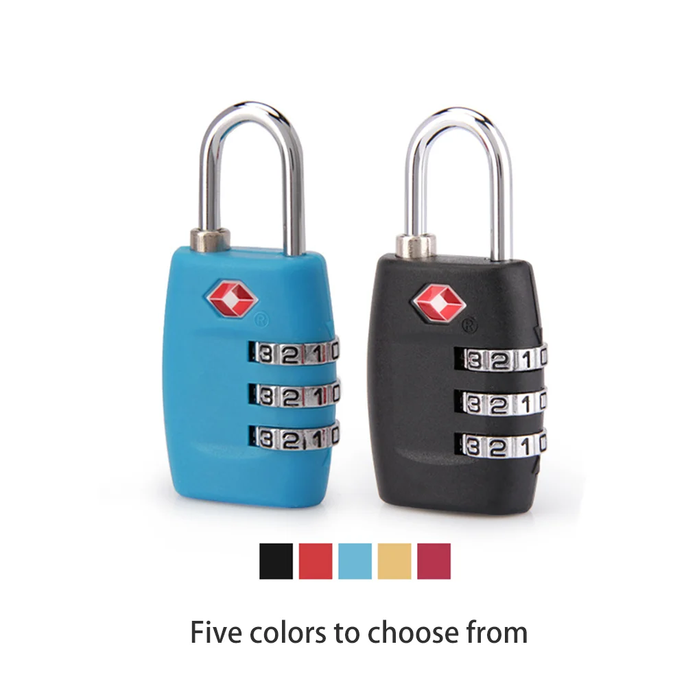 Spot sale of exquisite card packaging quality lock, customs password padlock overseas travel password lock, good quality