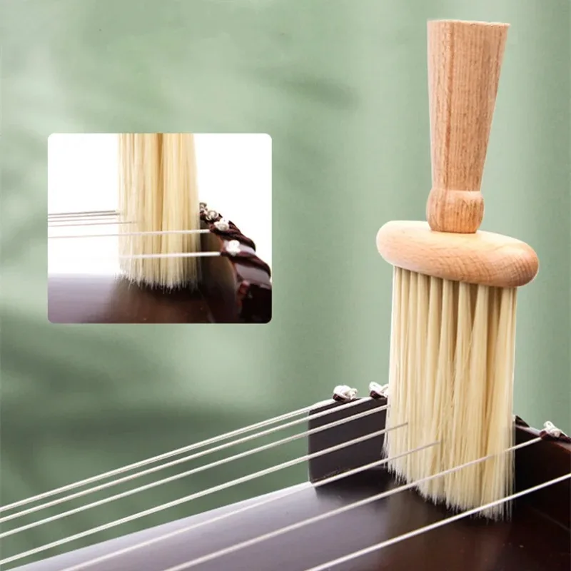 Professional Soft Deep Cleaning Brush for Guzheng Violin Accessories Dust Universal Violin Cleaning Brush Sweeping Tools