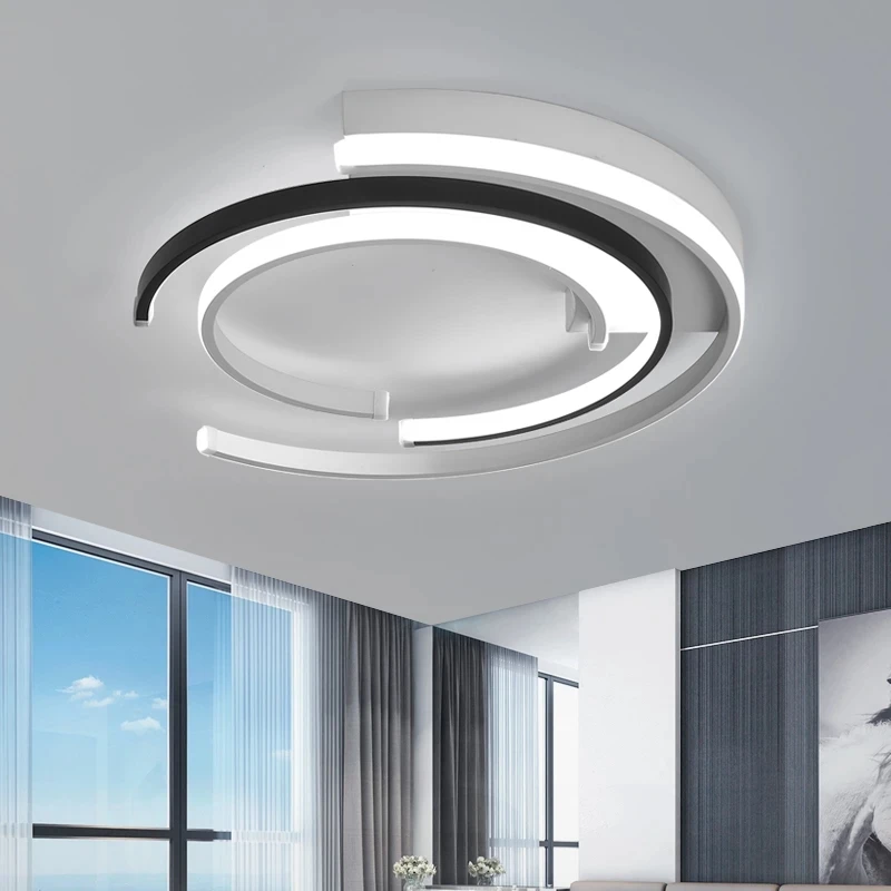 

New Simple Ceiling Light Modern Nordic bedroom LED ceiling round light