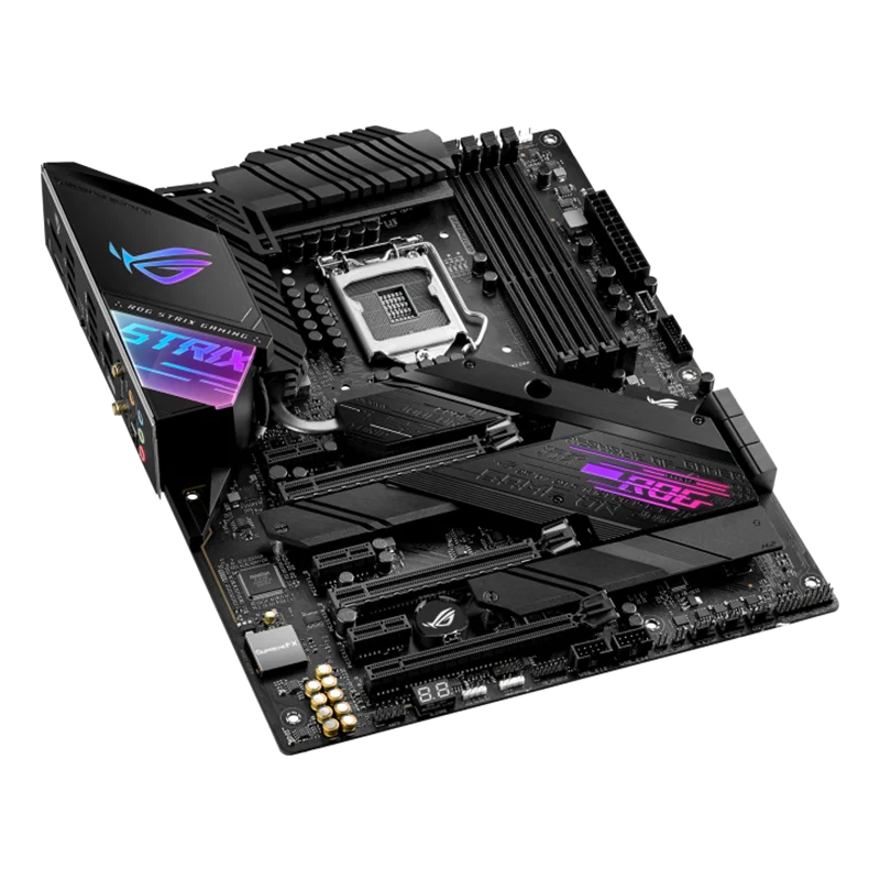 اللوحة الأم ASUS ROG STRIX Z490-E GAMING LGA 1200 (Intel 10th Gen) Intel Z490 (WiFi 6) SATA 6 جيجابايت/ثانية ATX Intel