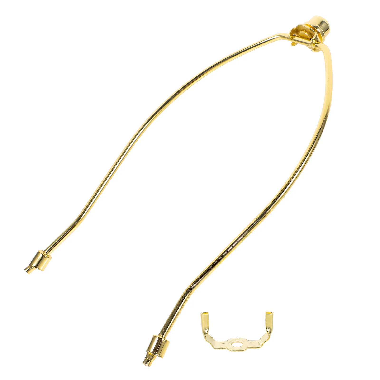 عاكس الضوء قوس دعم قوي مادة الحديد دائم تصميم أنيق الطابق الجدول مصباح طقم تصليح غطاء المصباح عدة #4