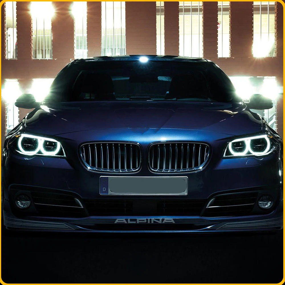 For BMW 5 Series F10 F11 F18 2011-2017 LED Projector Lens Headlight Assembly Upgrade All New Plug And Play Auto Car Accessories