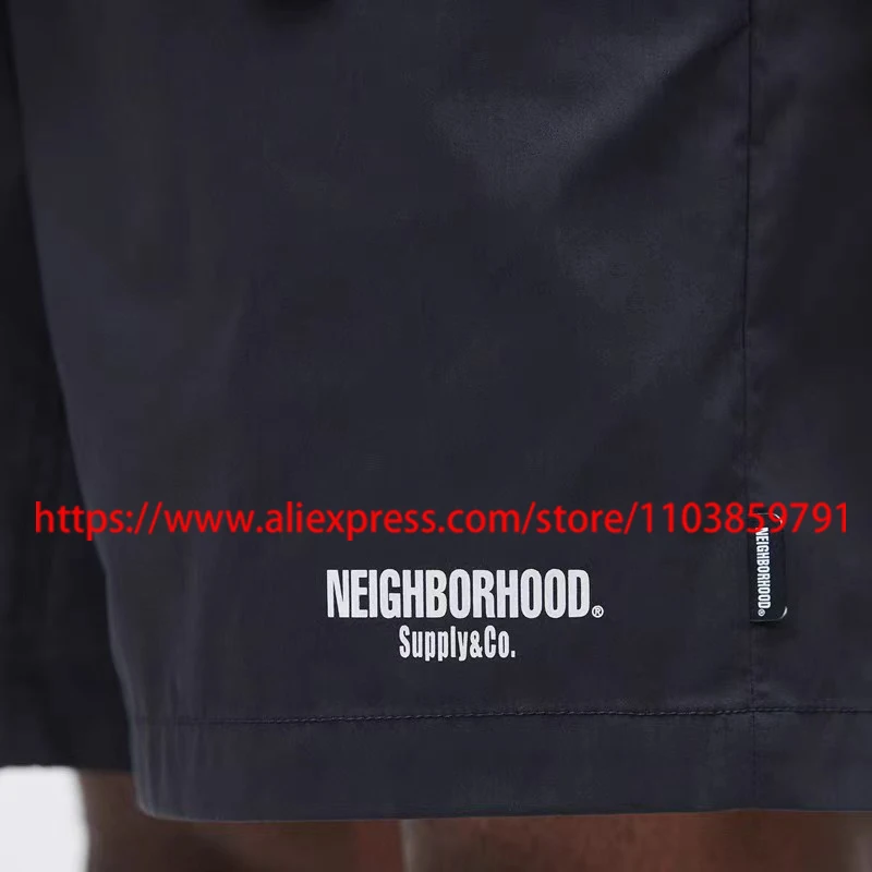 여름 태양 보호 빠른 건조 NBHD 캐주얼 반바지 통기성 메쉬 가방 맞춤형 버클 남자 로고 NBHD 바지