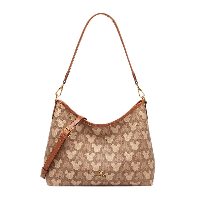 

Disney Shoulder Bucket Hobo Purse Luxury Monogram Tote Bag Women Large Capacity Crossbody Handbag for Commute Daily Use