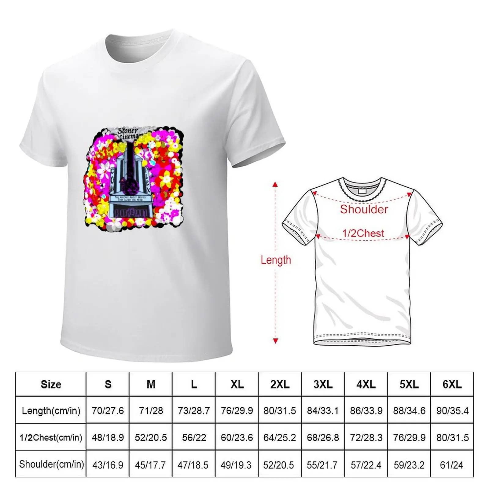 Stoner Cinema Complex T-Shirt Short sleeve tee hippie clothes quick-drying big and tall t shirts for men