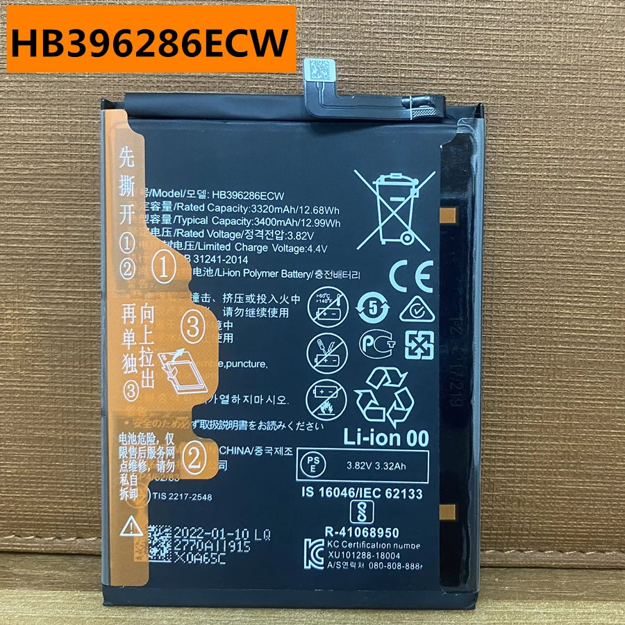 Original HB396286ECW Battery for Huawei Honor 10i 20i,10 20 Lite, P Smart+ 2019 POT-LX1T POT-LX3 POT-L23 POT-LX1 POT-L21 POT-LX2