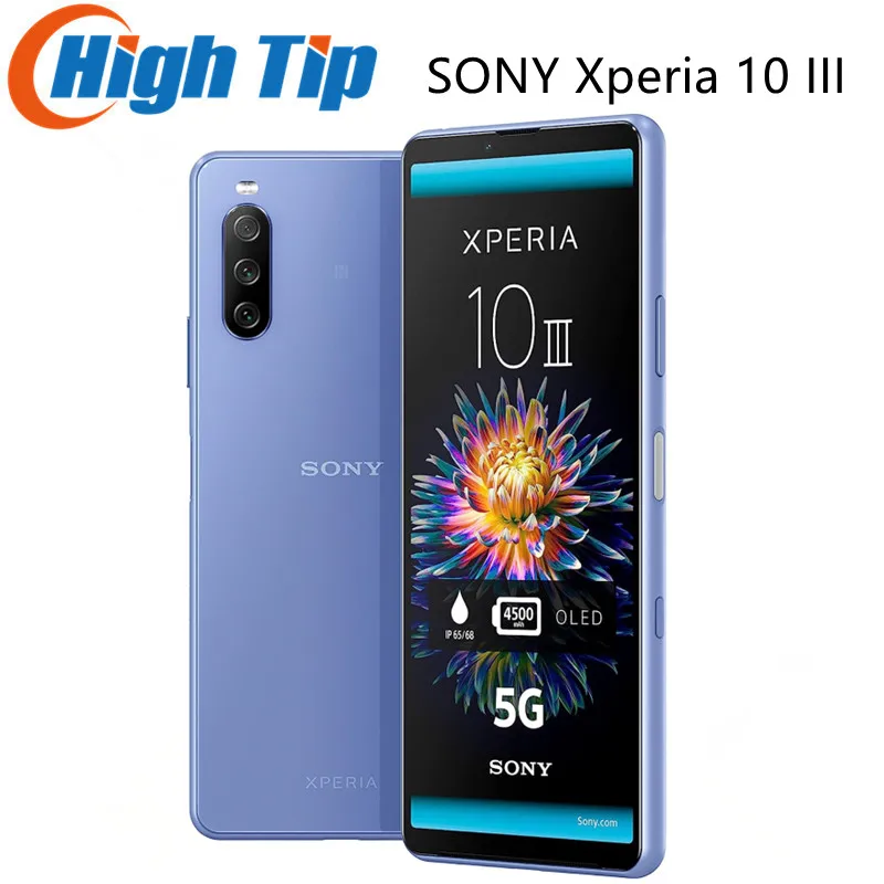 Оригинальный разблокированный мобильный телефон Sony Xperia 10iii 10 iii, телефон с двумя Sim-картами, диагональю 6,0 дюйма, 6 ГБ ОЗУ, 128 Гб ПЗУ, восьмиядерным процессором Snapdragon 690