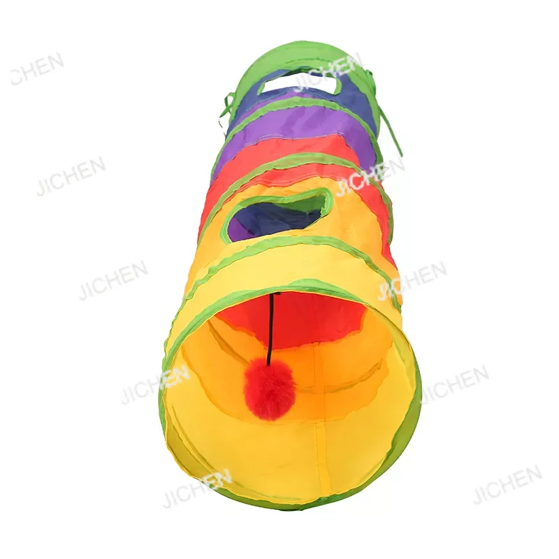 

Интерактивный цветной складной туннель для кошек JC