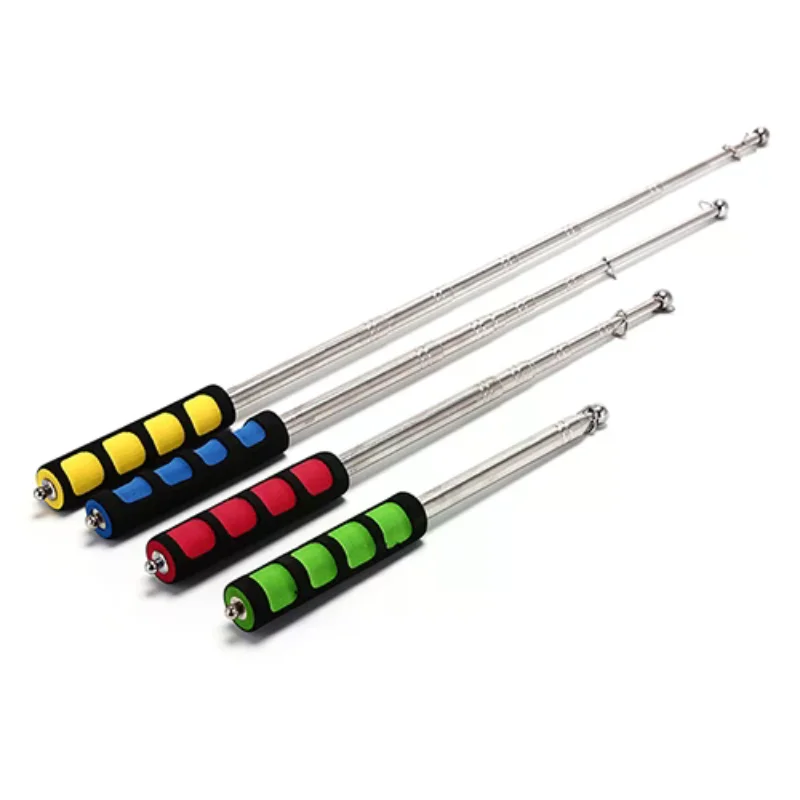 1.2M Flag Pole Portable Telescopic Flag Handheld Pole Tool For Flags Windsocks Stainless Steel