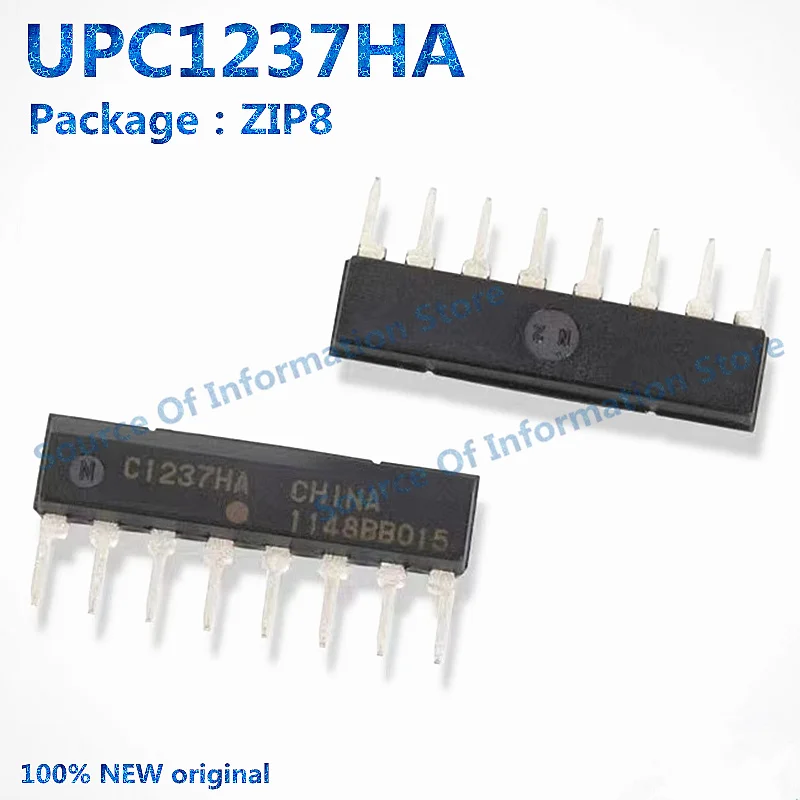 Audio Amplifier Speaker Protection IC Chip, UPC1237HA Package, ZIP8 100% New