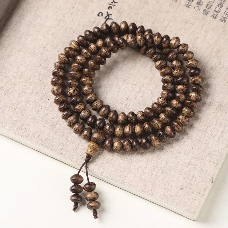 Abacus Beads Bracelet 108 Beads Rosary Bracelet Men's and Women's Flower Fragrance