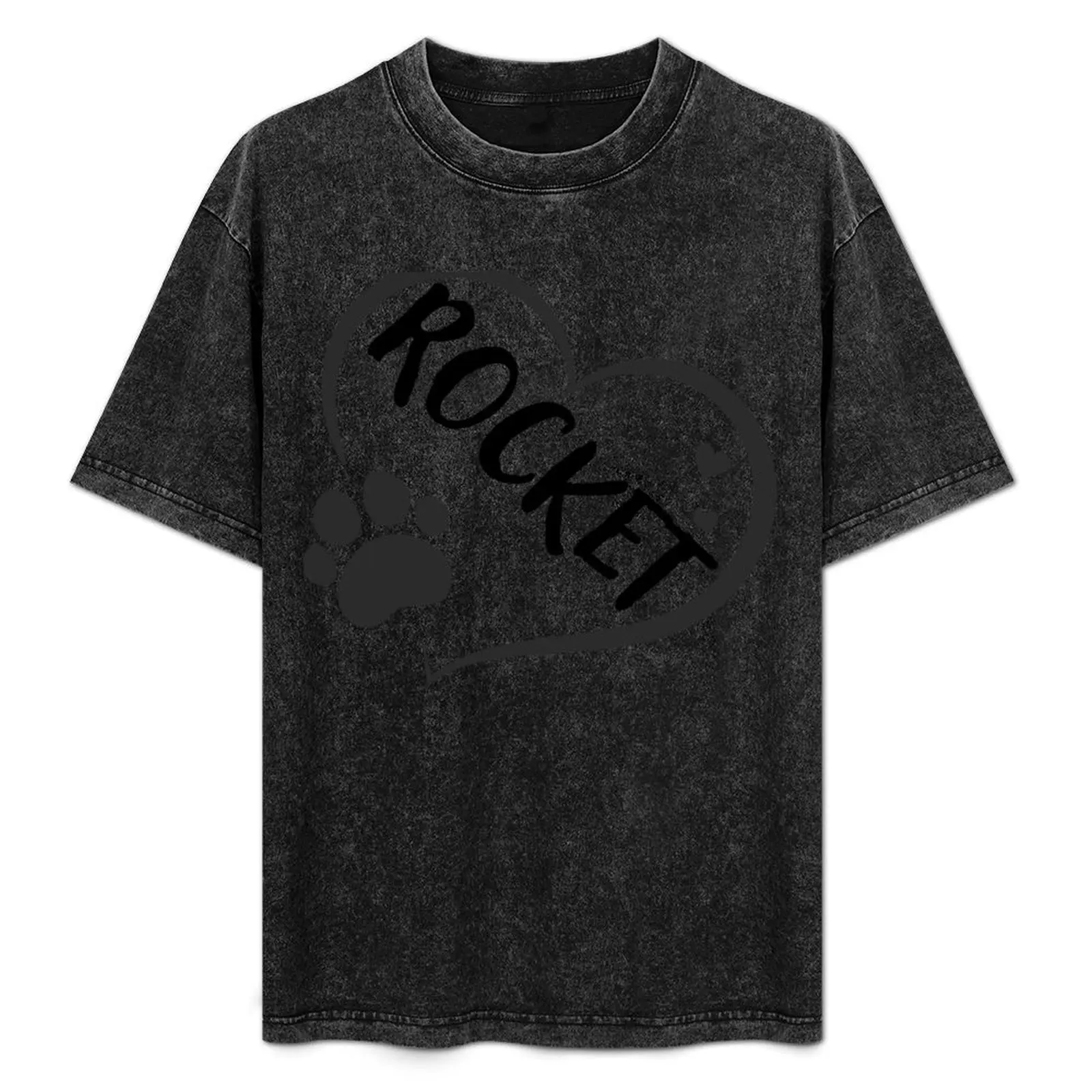 

Rocket dog or cat name in a heart with a paw, great gift for dog or cat owners T-Shirt plus sizes funny t shirts men