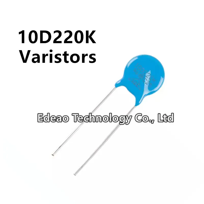 20pcs/lot Varistors 10D220K 10D-220K 220KD10 22V diameter: 10mm