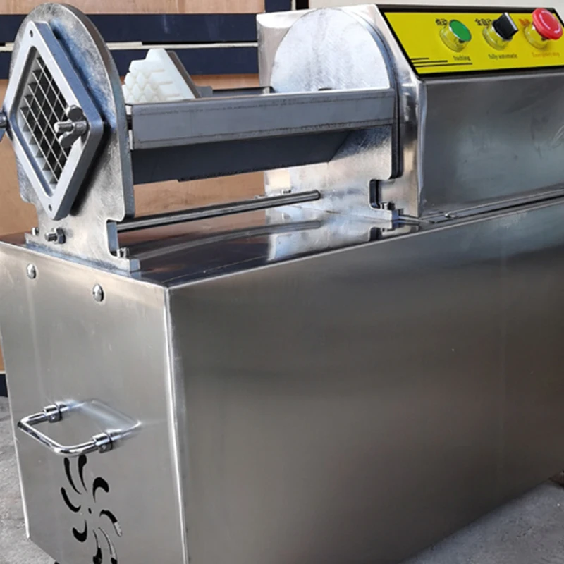 

Электрическая коммерческая машина для нарезки картофельных чипсов, многофункциональный измельчитель овощей, кухонный прибор для приготовления пищи из нержавеющей стали