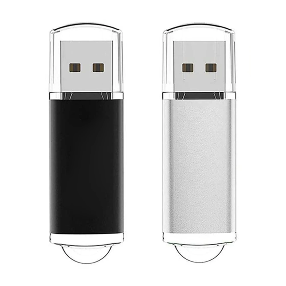 Metal USB Flash Drive Clear Cap Zinc Alloy High Speed USB 2.0 Pen Drive 512MB/1G/2G/4G Pen Drive Tiny Memory Stick