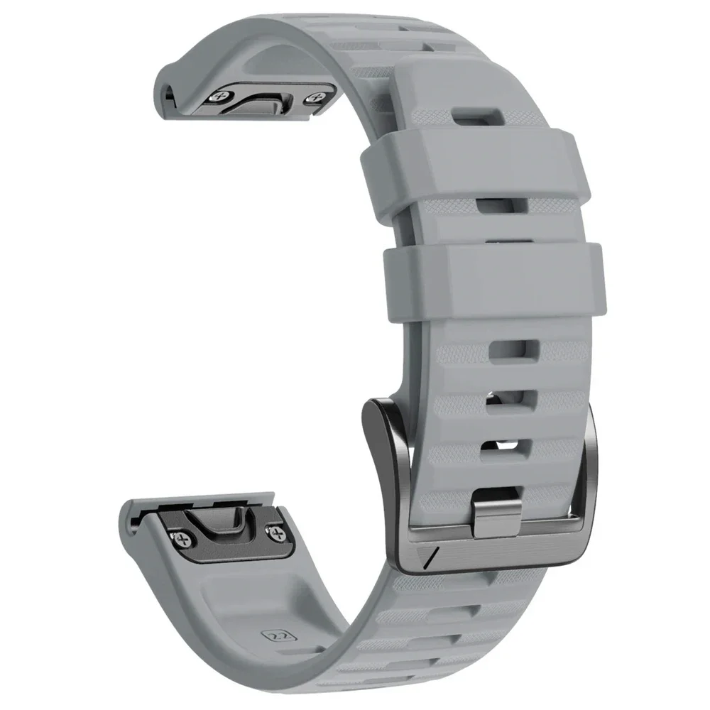 QuickFit 22 26 mm Silikonarmband für Garmin Fenix 8 51 mm E 47 mm 7X 7 6X Epix Pro Instinct 3 2X Forerunner 970 965 955 Uhrenarmband