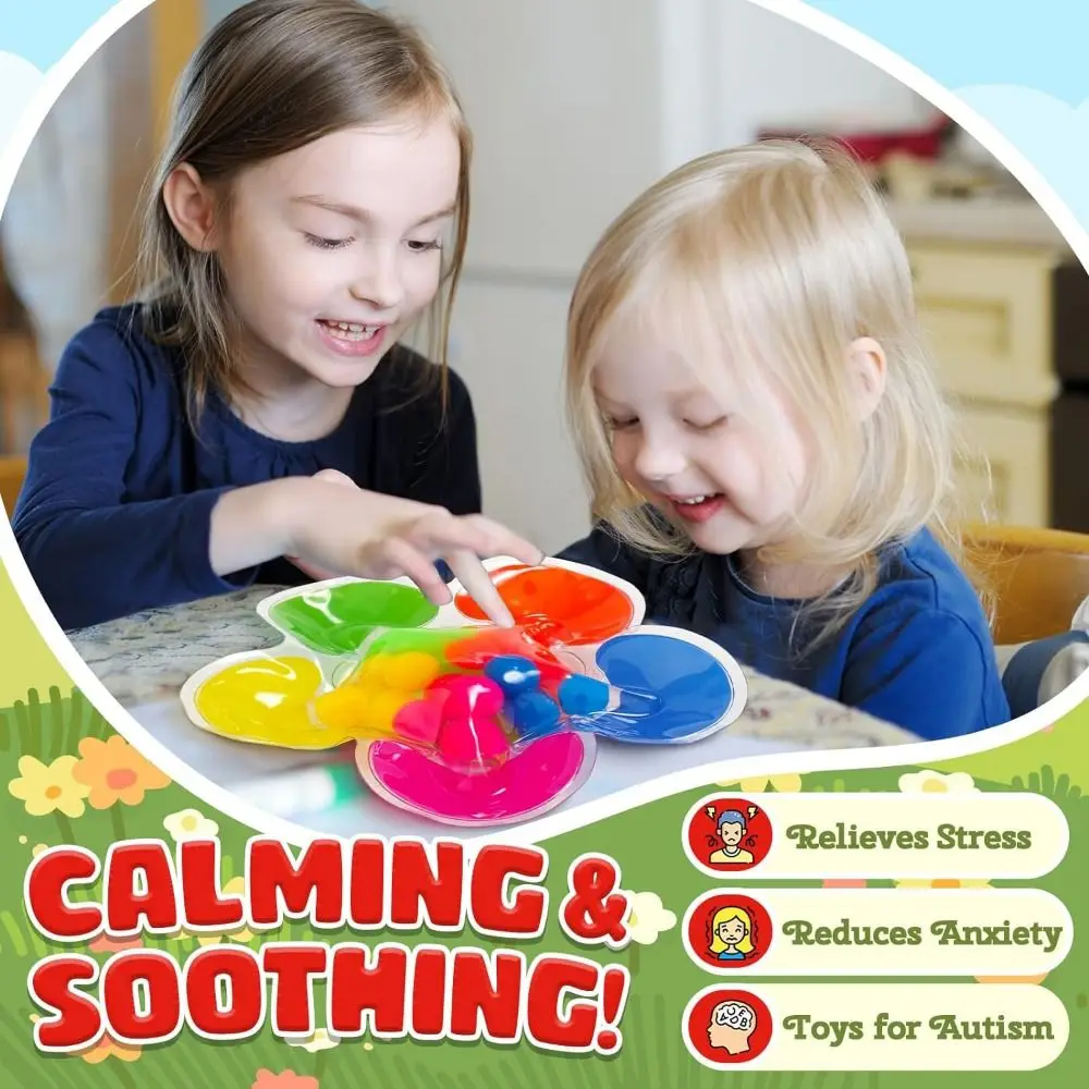 Folding Carpet Fine Motor Squeeze Toy Color Classification Animal Butterfly Pinching Toys Colorful Cartoon Color Sorting Toys