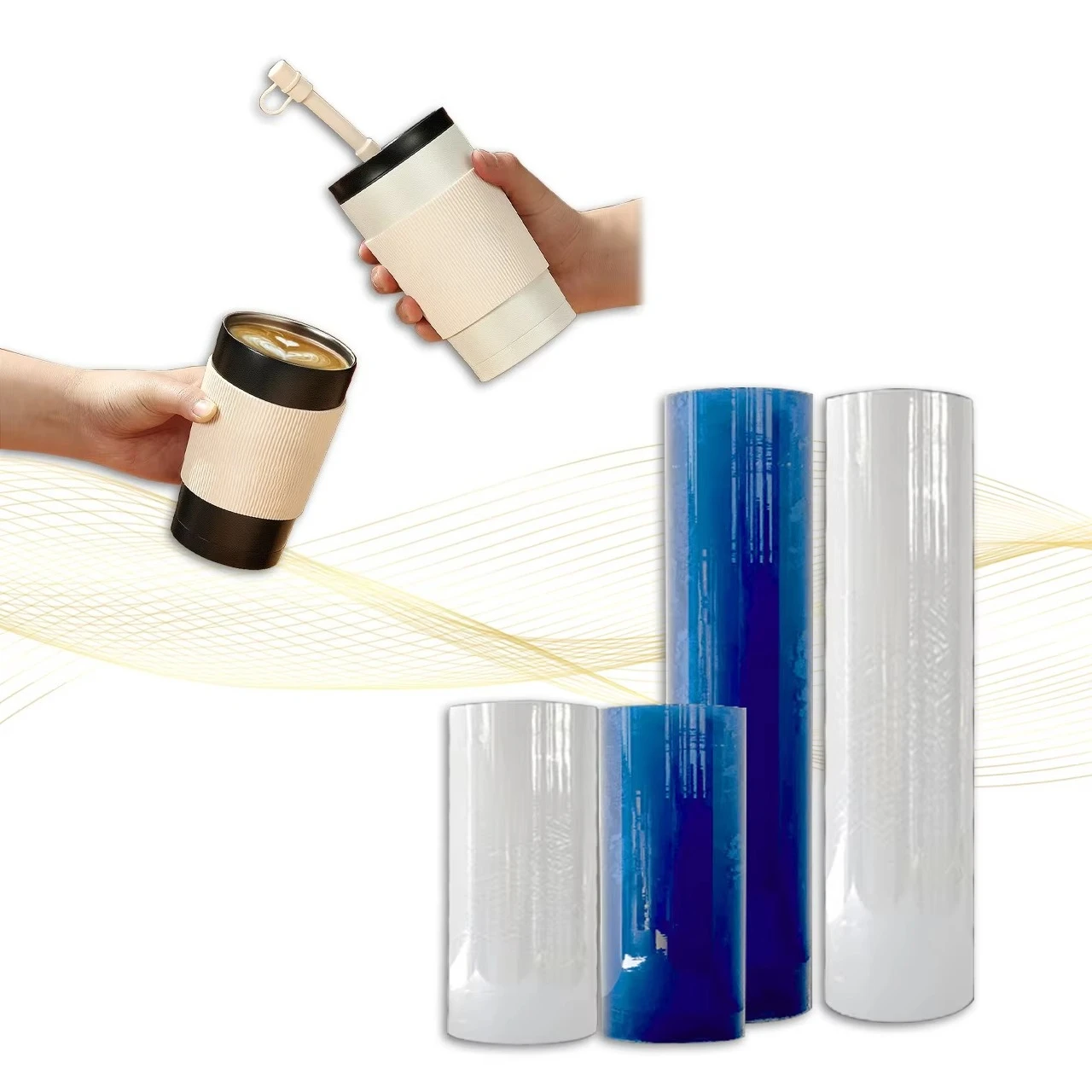 Film Transfer AB Pet Film Printing  Film for UV DTF Printer with Varnish  White Ink