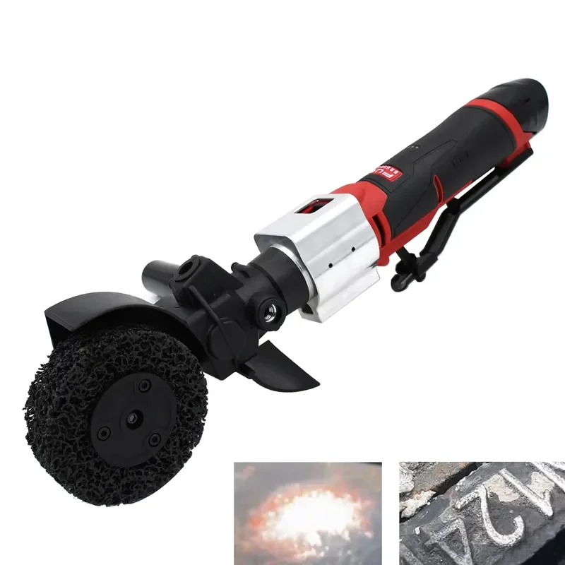 Rechargeable 3-in-1 Electric Surface Blaster Tool Kit W/ Eraser Wheel, Wire Wheel Paint Stripper for Rust, Paint Sticker