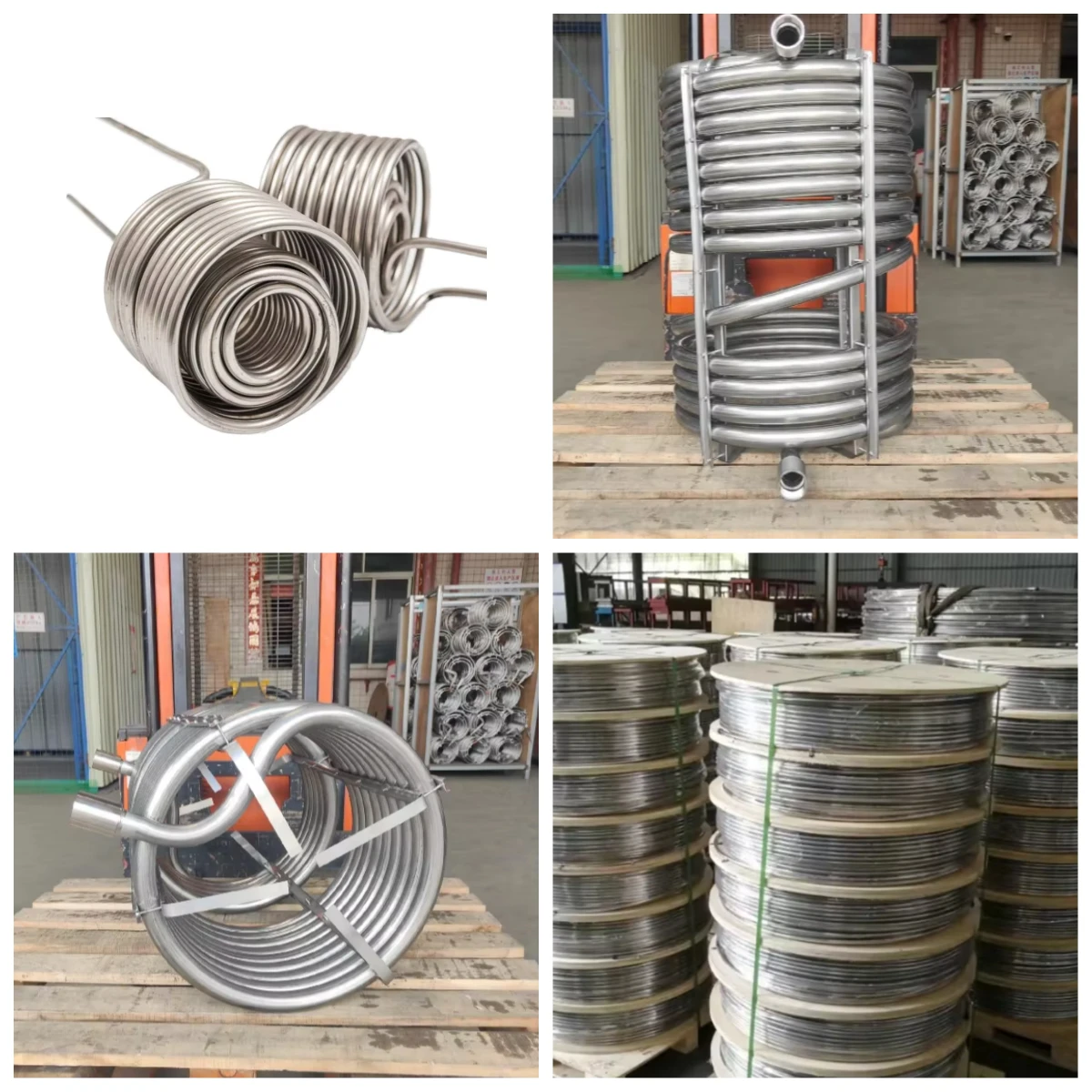 

304 316 201 430 Seamless Stainless Steel Pipe Coil Coiled Heat Exchanger Tube