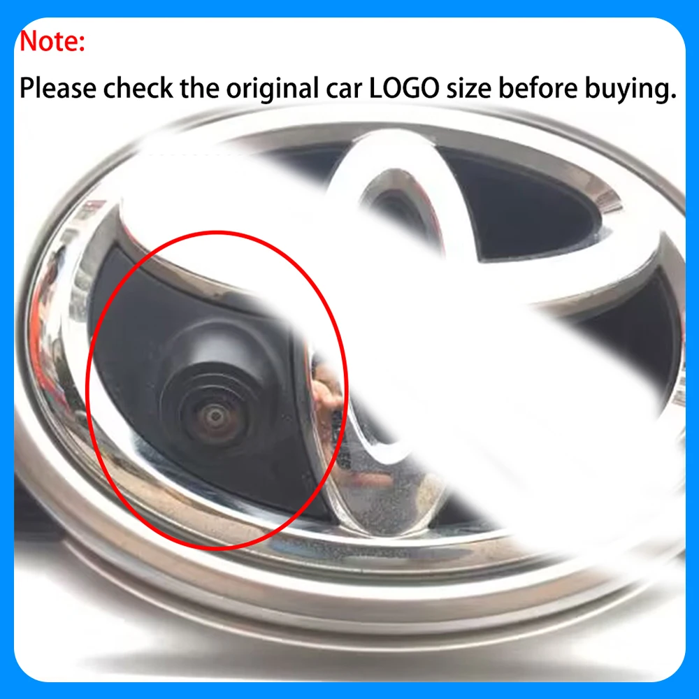 ZhuCamX HD 480p Ultra Clear Night Vision LOGO Parking Front View Camera For Toyota Land Cruiser Prado 150 J150 LC150 2010~2017