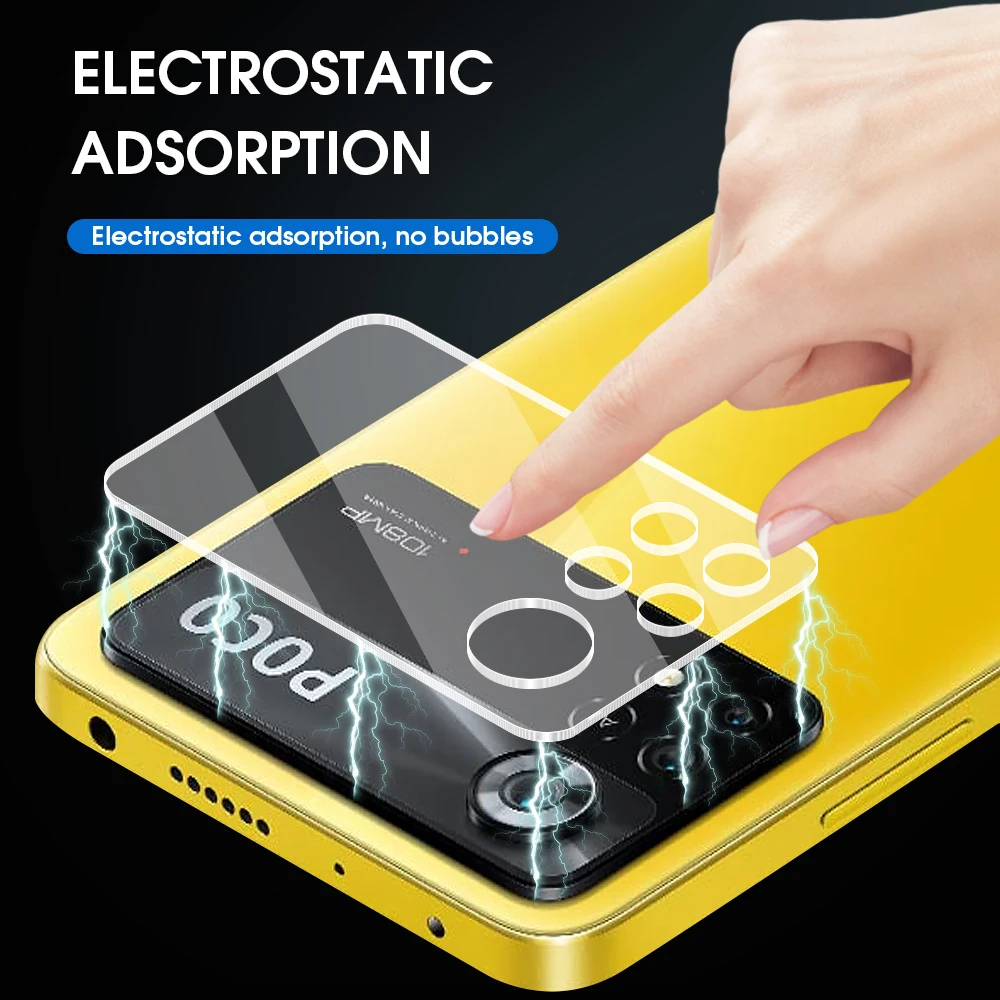 3-1Pcs For Xiaomi Poco X4 Pro 5G X3 Rear Camera Tempered Glass Screen Protector Back Lens Clear HD Protective Film Accessories