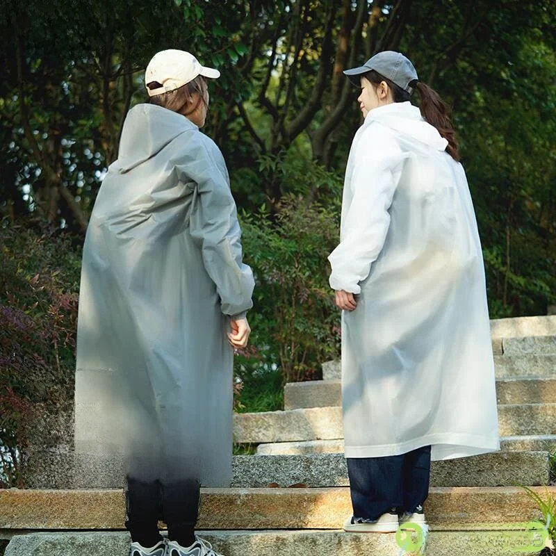 

Одноразовый утолщенный удлиненный дождевик унисекс для походов, активного отдыха и путешествий, портативный дождевой плащ для взрослых и детей, полноразмерный.